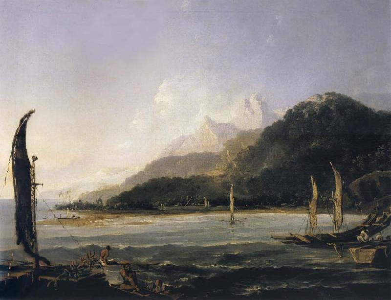 unknow artist A View of Matavai Bay,Tahiti oil painting image
